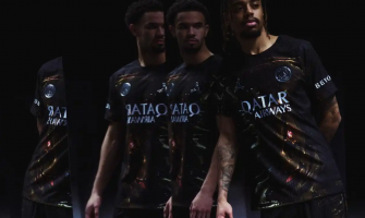 Le Paris Saint-Germain dévoile son maillot co-brandé
