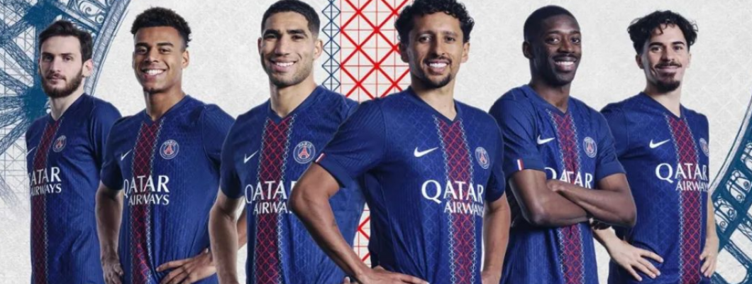 Le Paris Saint-Germain dévoile son nouveau maillot domicile pour la nouvelle saison