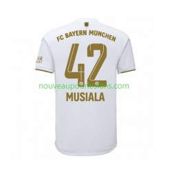 Maillot Bayern Munich Musiala 42 Homme Tenue Extérieur 2022-2023 Manche Courte