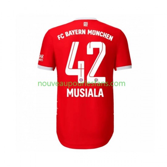 Maillot Bayern Munich Musiala 42 Homme Tenue Domicile 2022-2023 Manche Courte