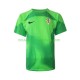 Maillot Croatie Gardien Homme Tenue Extérieur Coupe du Monde 2022 Manche Courte