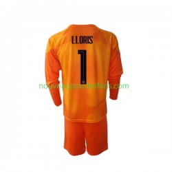 Maillot France Hugo Lloris 1 Gardien Enfant Tenue Extérieur Coupe du Monde 2022 Manche Longue