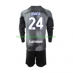 Maillot Inter Milan Andre Onana 24 Gardien Enfant Tenue Domicile 2022-2023 Manche Longue