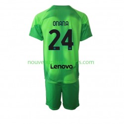 Maillot Inter Milan Andre Onana 24 Gardien Enfant Tenue 3ème 2022-2023 Manche Courte