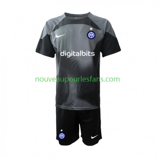 Maillot Inter Milan Gardien Enfant Tenue Domicile 2022-2023 Manche Courte