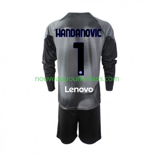 Maillot Inter Milan Samir Handanovic 1 Gardien Enfant Tenue Domicile 2022-2023 Manche Longue