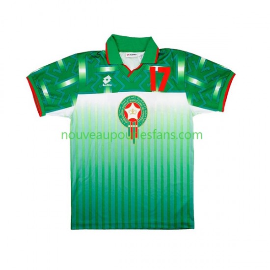 Maillot Maroc Rétro Homme Tenue Extérieur 1994 Manche Courte