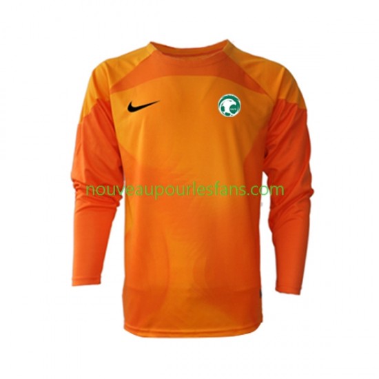 Maillot Arabie saoudite Gardien Homme Tenue Extérieur Coupe du Monde 2022 Manche Longue