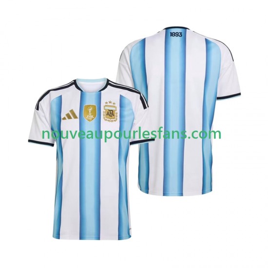 Maillot Argentine Homme Tenue Domicile Coupe du Monde 2026 Manche Courte