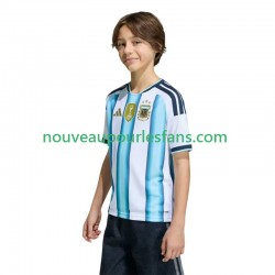 Maillot Argentine Enfant Tenue Domicile Coupe du Monde 2026 Manche Courte