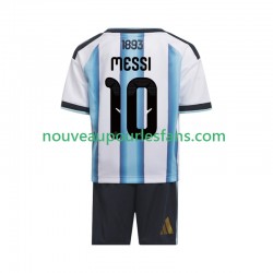 Maillot Argentine Lionel Messi 10 Enfant Tenue Domicile Coupe du Monde 2026 Manche Courte