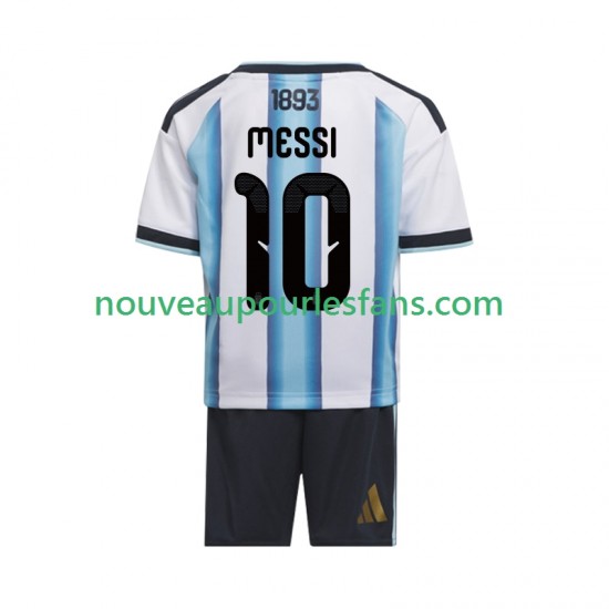 Maillot Argentine Lionel Messi 10 Enfant Tenue Domicile Coupe du Monde 2026 Manche Courte