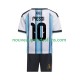 Maillot Argentine Lionel Messi 10 Enfant Tenue Domicile Coupe du Monde 2026 Manche Courte