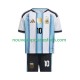Maillot Argentine Lionel Messi 10 Enfant Tenue Domicile Coupe du Monde 2026 Manche Courte