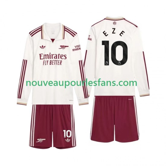 Maillot Arsenal Eze 10 Enfant Tenue 3ème 2025-2026 Manche Longue