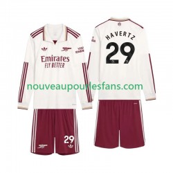 Maillot Arsenal Havertz 29 Enfant Tenue 3ème 2025-2026 Manche Longue