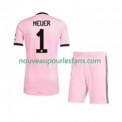 Maillot Bayern Munich Manuel Neuer 1 UCL Gardien Enfant Tenue 3ème 2025-2026 Manche Courte