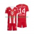 Maillot Bayern Munich Luis Diaz 14 Enfant Tenue Domicile 2025-2026 Manche Courte