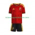 Maillot Belgique Enfant Tenue Domicile Coupe du Monde 2026 Manche Courte