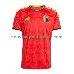 Maillot Belgique Homme Tenue Domicile Coupe du Monde 2026 Manche Courte