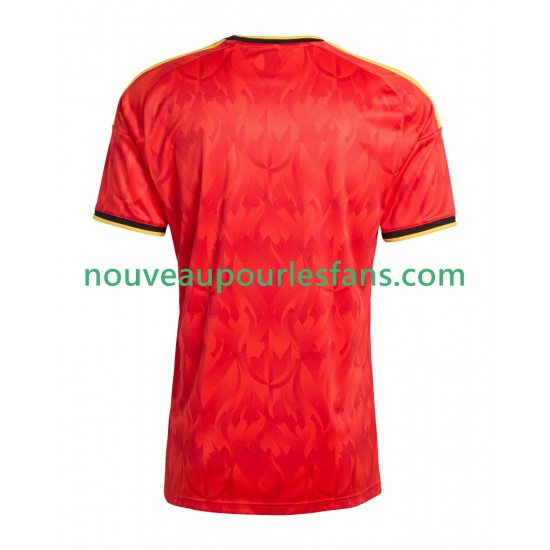 Maillot Belgique Homme Tenue Domicile Coupe du Monde 2026 Manche Courte