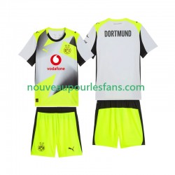 Maillot Borussia Dortmund Enfant Tenue Extérieur 2025-2026 Manche Courte