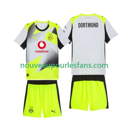 Maillot Borussia Dortmund Enfant Tenue Extérieur 2025-2026 Manche Courte