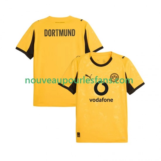 Maillot Borussia Dortmund Cup Homme Tenue Domicile 2025-2026 Manche Courte