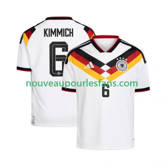 Maillot Allemagne Joshua Kimmich 6 Homme Tenue Domicile Coupe du Monde 2026 Manche Courte
