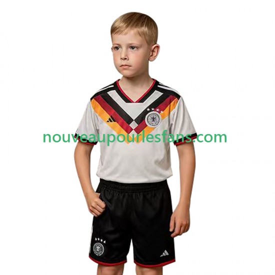Maillot Allemagne Enfant Tenue Domicile Coupe du Monde 2026 Manche Courte