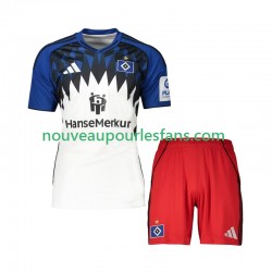 Maillot Hamburger SV Enfant Tenue Domicile 2025-2026 Manche Courte