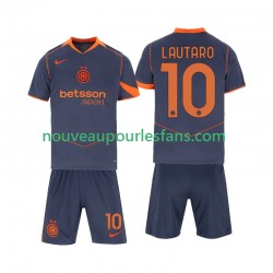 Maillot Inter Milan Lautaro Martinez 10 Enfant Tenue 3ème 2025-2026 Manche Courte