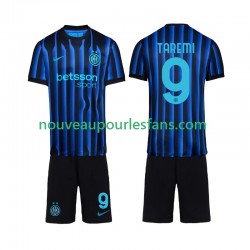 Maillot Inter Milan Marcus Thuram 9 Enfant Tenue Domicile 2025-2026 Manche Courte