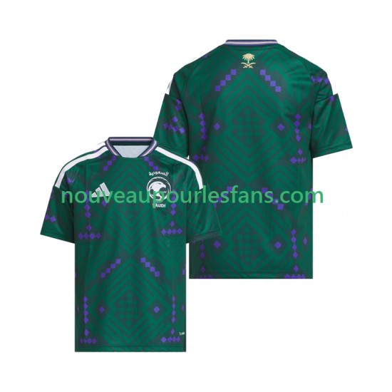 Maillot Arabie saoudite Enfant Tenue Domicile Coupe du Monde 2026 Manche Courte