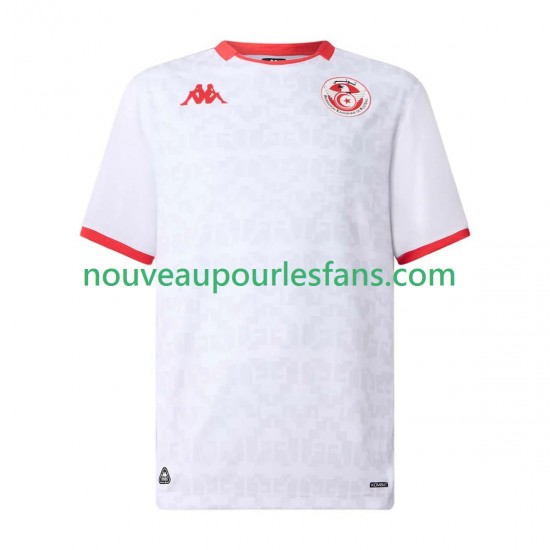 Maillot Tunisie Homme Tenue Extérieur 2025 Manche Courte