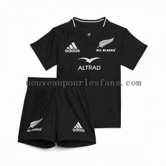 Maillot Rugby ALL BLACKS Enfant Tenue Domicile 2023 Manche Courte
