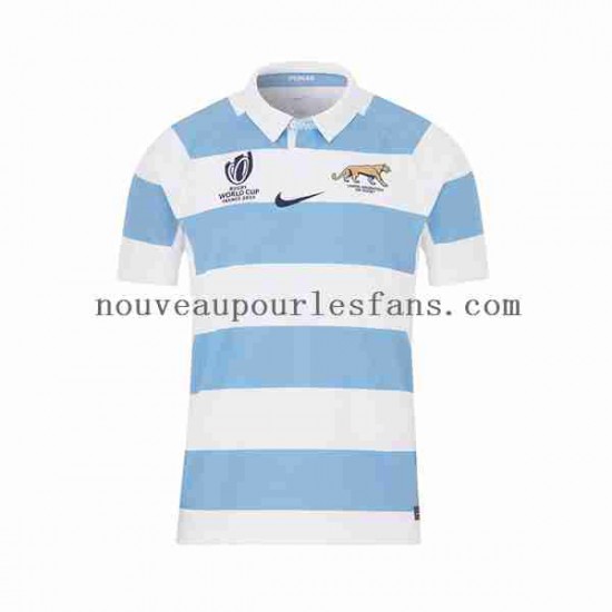 Maillot Rugby Argentine RWC 2023 Homme Tenue Domicile  Manche Courte
