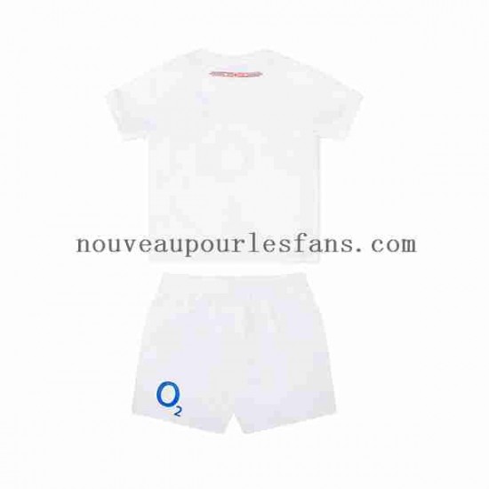 Maillot Rugby Angleterre Enfant Tenue Domicile 2024 Manche Courte