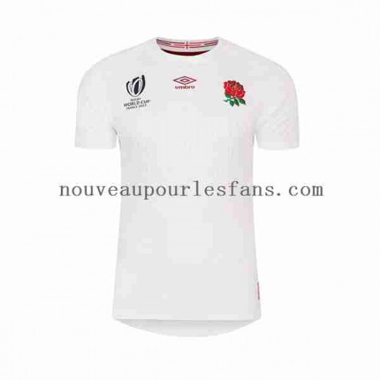 Maillot Rugby Angleterre RWC 2023 Homme Tenue Domicile  Manche Courte