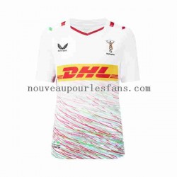 Maillot Rugby Harlequins Homme Tenue Extérieur 2024 Manche Courte