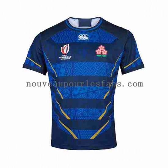Maillot Rugby Japon RWC 2023 Homme Tenue Extérieur  Manche Courte