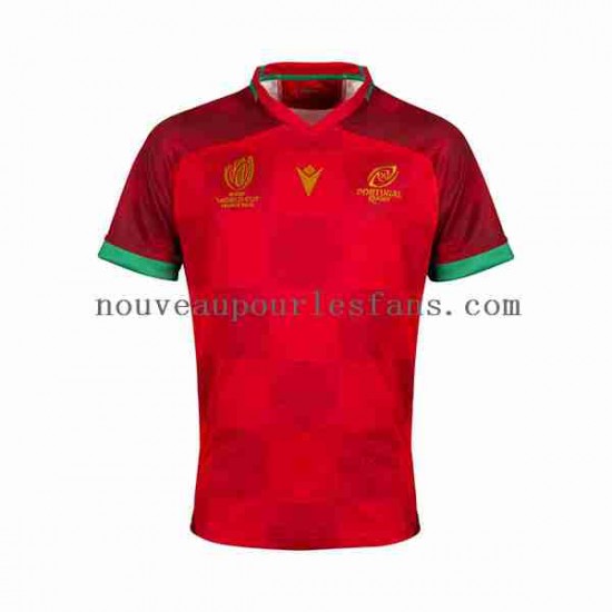 Maillot Rugby Portugal RWC 2023 Homme Tenue Domicile  Manche Courte
