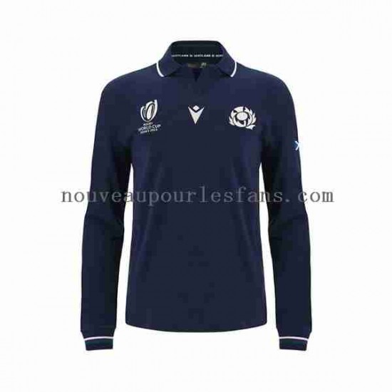 Maillot Rugby Écosse RWC 2023 Homme Tenue Domicile  Manche Longue