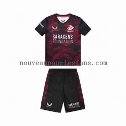 Maillot Rugby Saracens Enfant Tenue Domicile 2023 Manche Courte
