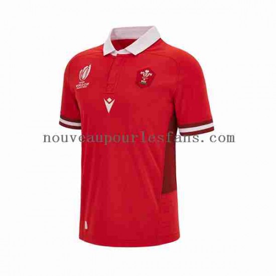 Maillot Rugby Pays de Galles RWC 2023 Homme Tenue Domicile  Manche Courte