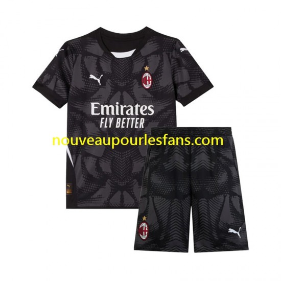 Maillot AC Milan Gardien Enfant Tenue Domicile 2024-2025 Manche Courte