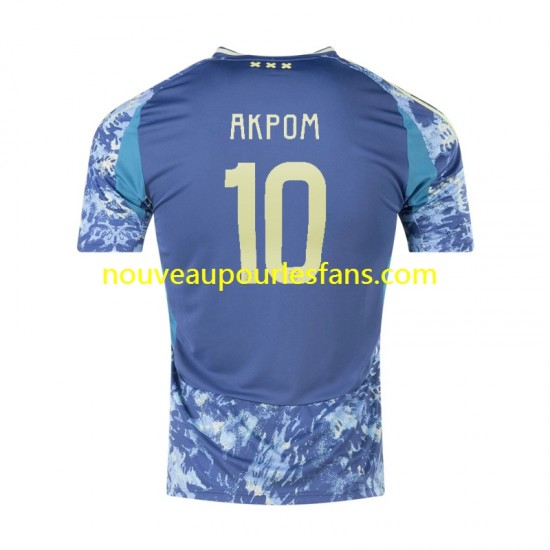 Maillot Ajax Amsterdam Chuba Akpom 10 Homme Tenue Extérieur 2024-2025 Manche Courte