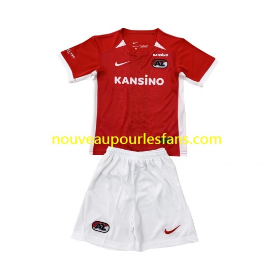 Maillot AZ Alkmaar Enfant Tenue Domicile 2024-2025 Manche Courte