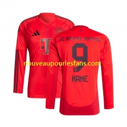 Maillot Bayern Munich Kane 9 Homme Tenue Domicile 2024-2025 Manche Longue