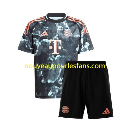 Maillot Bayern Munich Enfant Tenue Extérieur 2024-2025 Manche Courte
